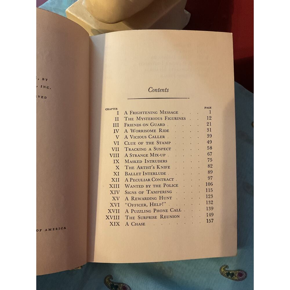 1954 Hardback The Scarlett Slipper Mystery Nancy Drew - Picture 7 of 13